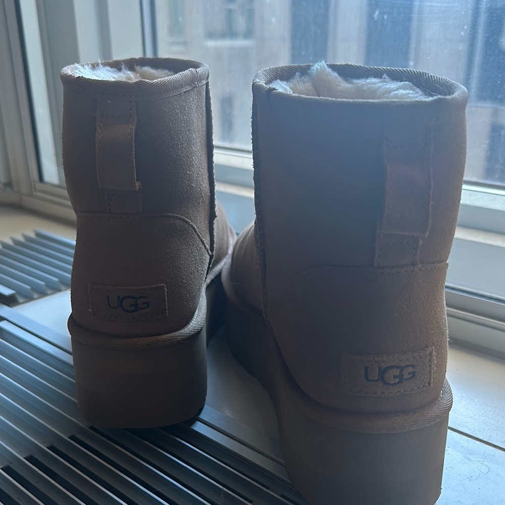 UGG Tan Shearling Boots